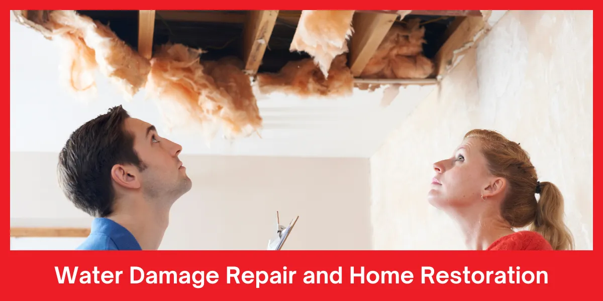 Water Damage Repair and Home Restoration Water damage repair and home restoration process to restore properties after water damage
